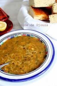 Recette soupe Harira marocaine