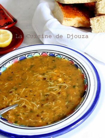 Recette soupe Harira marocaine