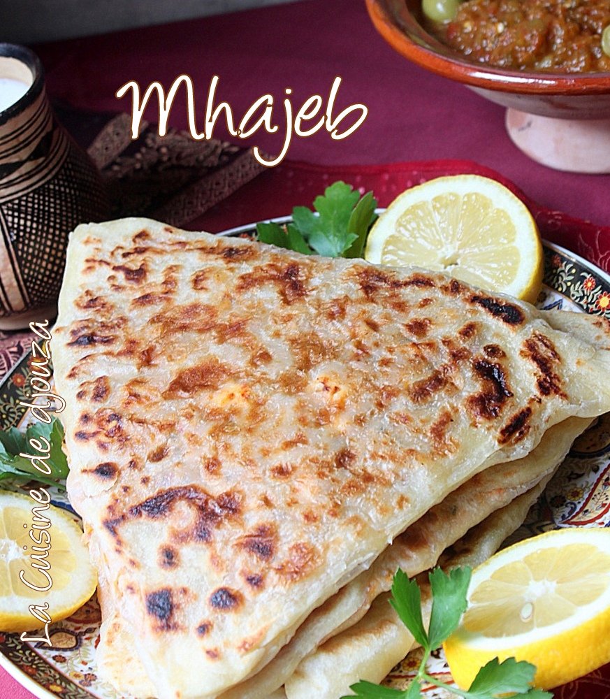 Mhadjeb, recette de mhajeb facile triangulaire