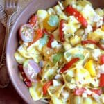 Recette de salade de pâtes savoureuses à l'italienne