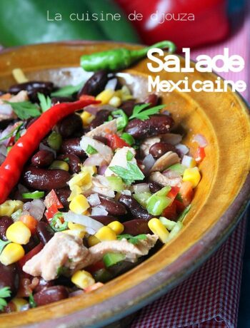 Salade mexicaine aux haricots rouges