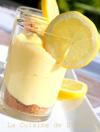 Verrine spéculoos crème citron