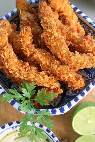 Aiguillettes de Poulet Tandoori Panées Croustillantes
