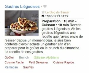 gaufres liegeoises samar recettede