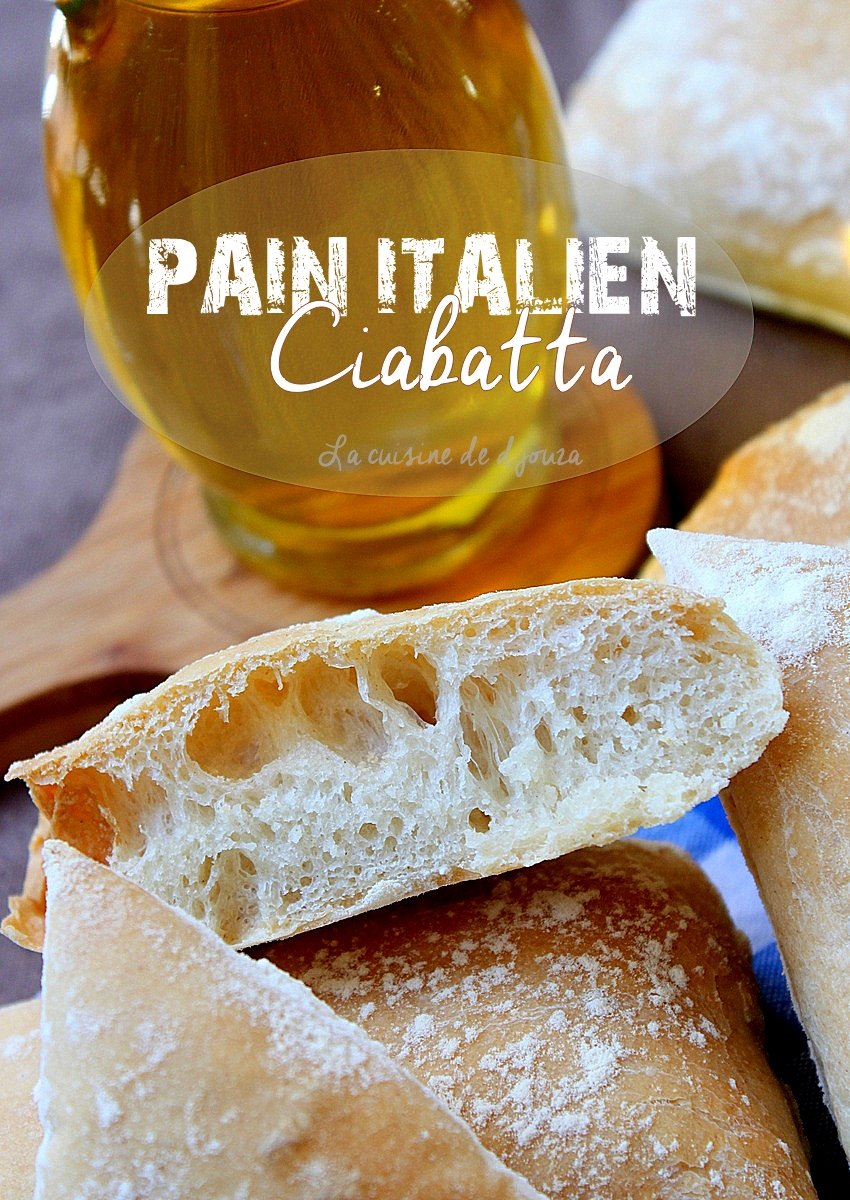 Ciabatta, pain à l'italienne