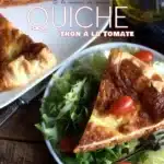 Quiche au thon à la tomate