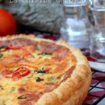 Quiche provençale poivrons et tomates