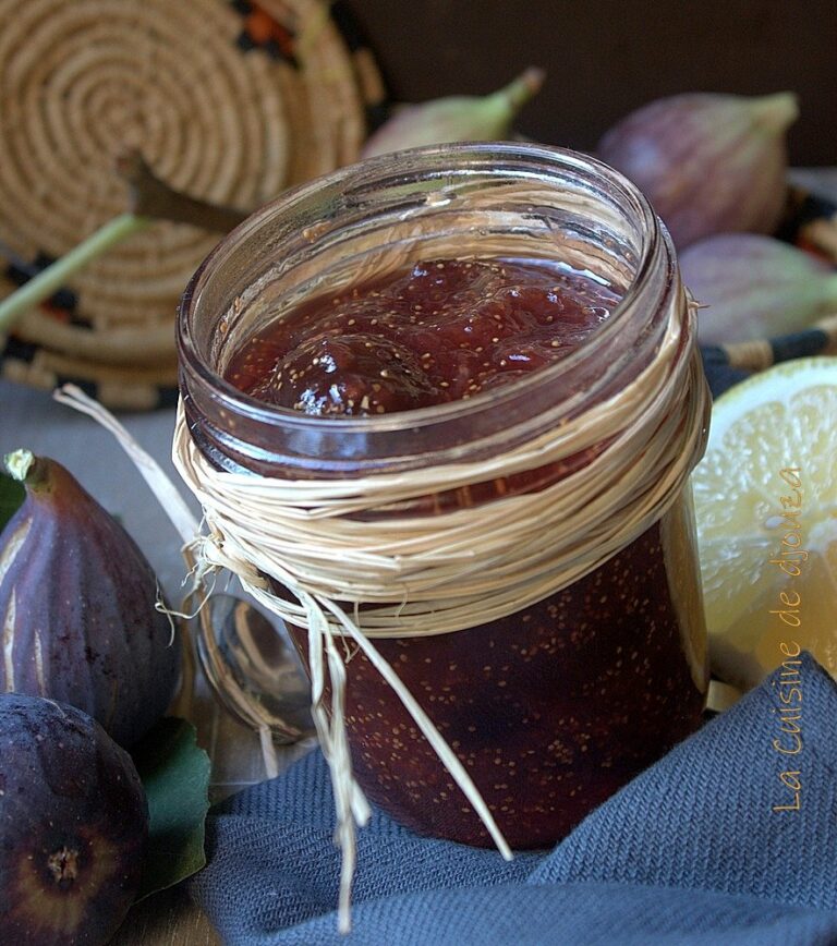 Confiture de figues { recette au citron jaune de Menton }