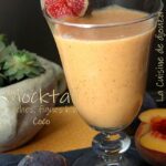 Coktail peche figue kiwi