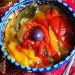 Salade de poivrons grillés à la vinaigrette