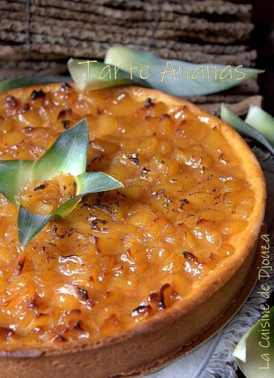 Recette Tarte à l&rsquo;ananas caramélisé