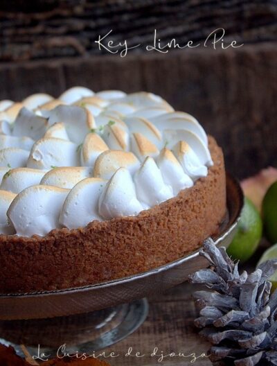 Key lime pie, tarte aux citrons verts