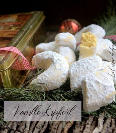 Biscuits Vanille Kipferl de Noel