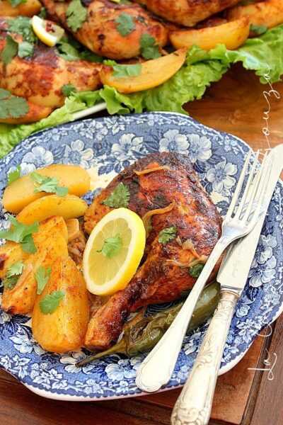 Cuisses de Poulet au Four avec Miel et Moutarde