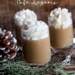 Crème au café liegeois ou dessert viennois