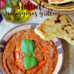 Salade d'aubergines grillées à l'orientale
