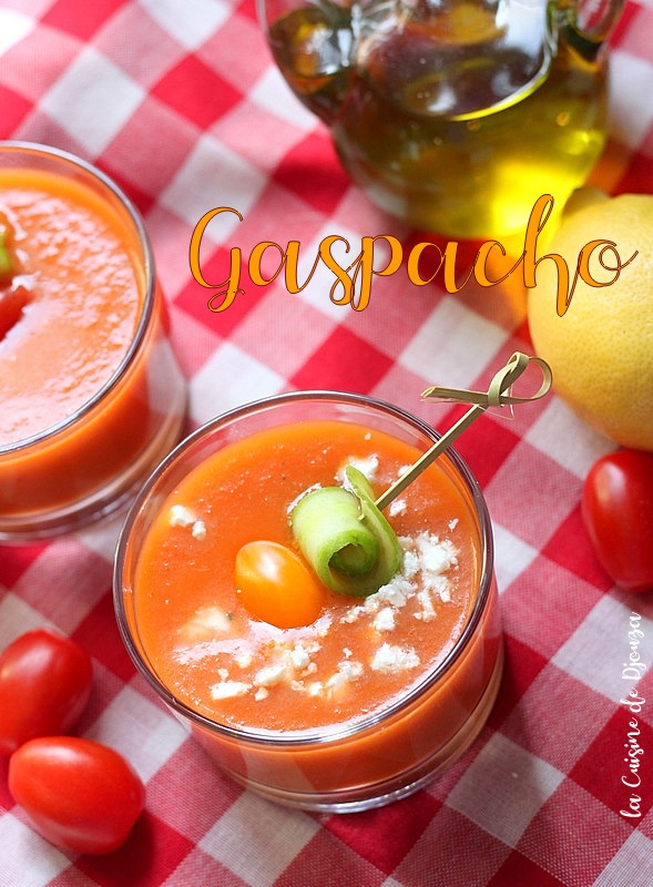 Gaspacho aux tomates fraiches