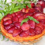 Tarte tatin aux nectarines blanches