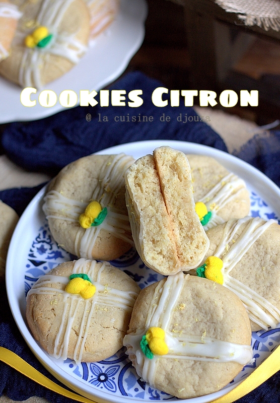 Cookies moelleux au citron