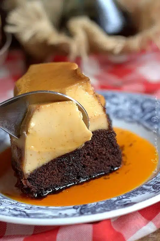 Gateau Impossible Au Caramel Chocoflan Mexicain