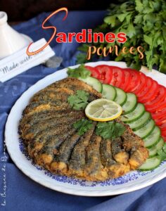 Sardines grillées à la poele