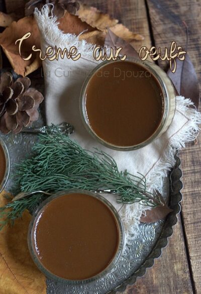 Recette Crème aux Oeufs au Café