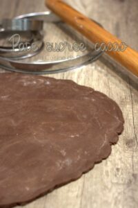 pate sucrée au chocolat pour cercle à tarte pâtissier