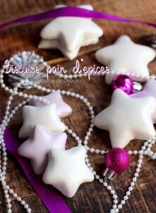 Biscuits de Noël étoiles glacées