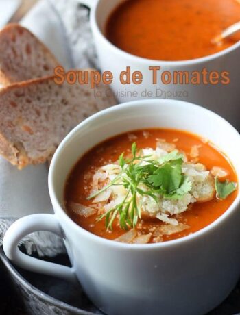 Soupe de tomates en boite