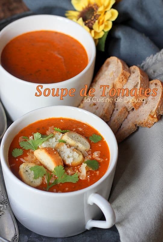 soupe épaisse à la tomate