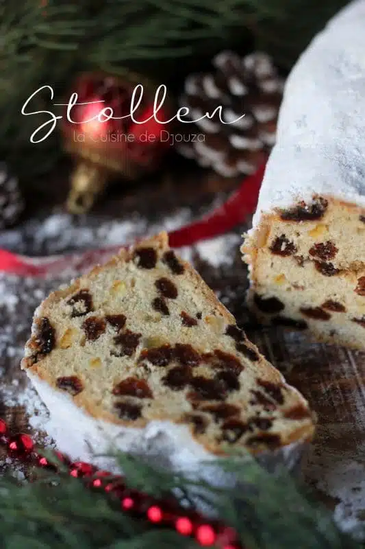 Stollen Gateau Allemand De Noel Aux Fruits Secs Et Confits