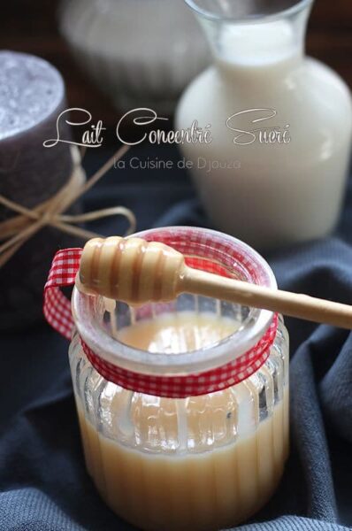 Recette du lait concentré sucré maison