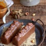 gâteau fingers caramel noisettes et cacahuètes