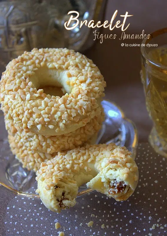 Recette biscuits couronne à la pate de figues