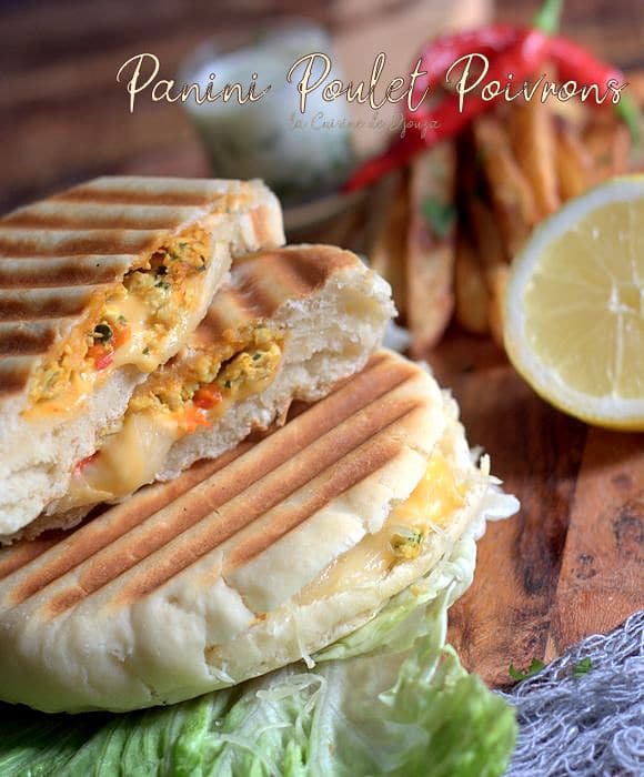 sandwich paninis poivrons fromage