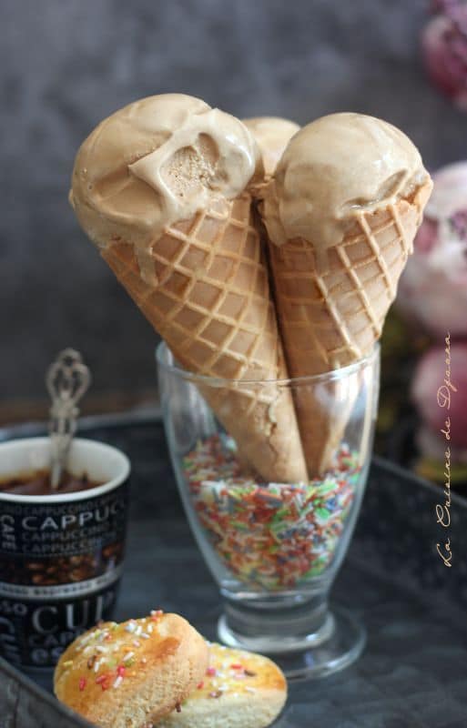crème glacée au café facile