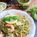 Pâtes pesto basilic crevettes