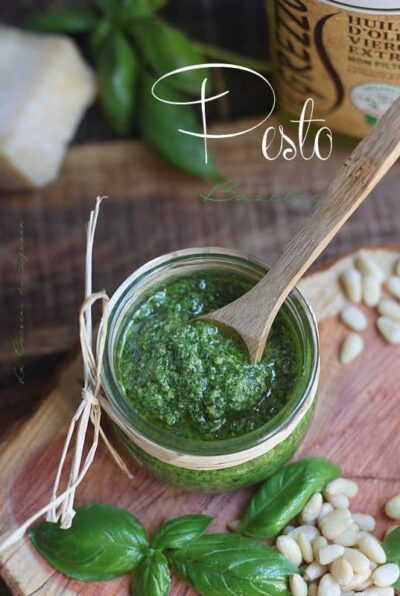 Recette pesto italien au basilic