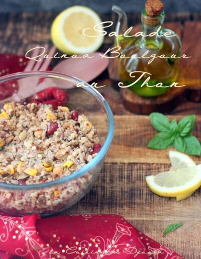 Salade de Quinoa Boulgour au Thon facile