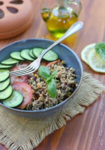Salade fraicheur quinoa boulgour au thon