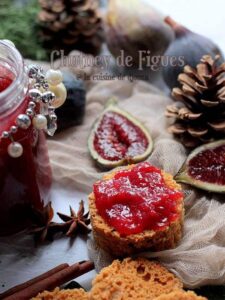 Chutney de figues fraîches avec recette aux épices douces
