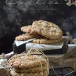 Recette de cookies croustillants chocolat blanc pralin
