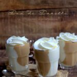 Crème dessert façon danette chocolat blanc et café