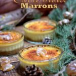 Crèmes brûlées à la crème de marron