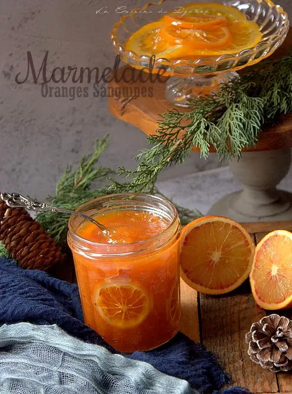 Marmelade gourmande aux oranges sanguines