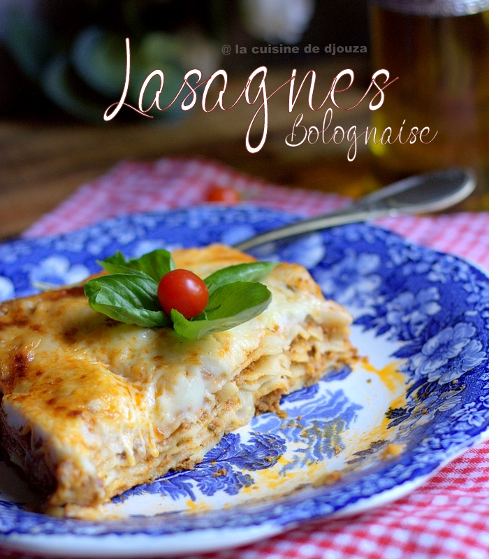 Pâtes lasagne bolognaise