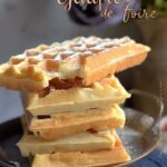 gaufre croustillante et légère de fêtes foraines
