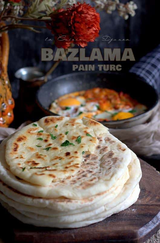 Bazlama recette de pain moelleux et plat
