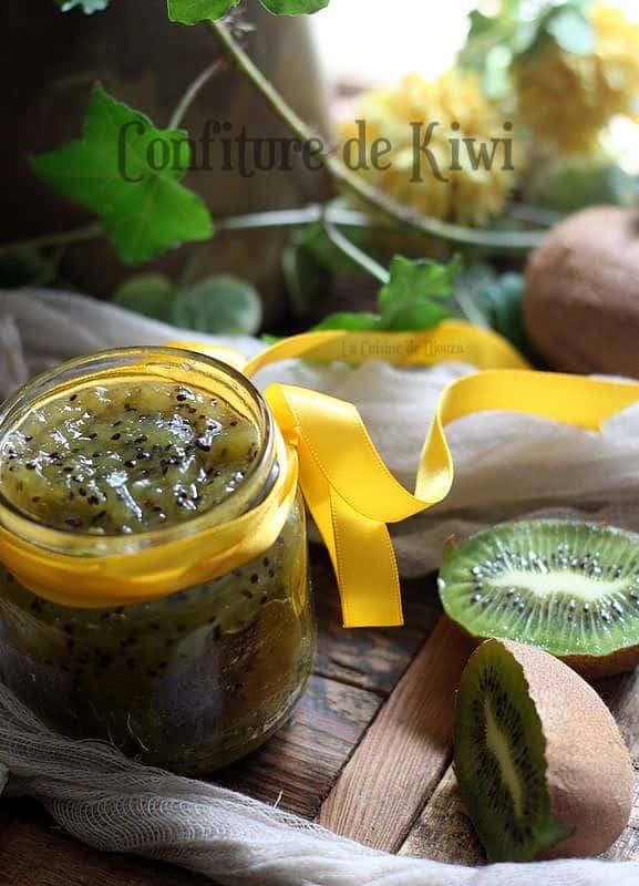 Confiture légère de kiwi et pomme