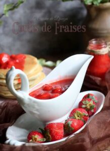 Coulis de fraise maison